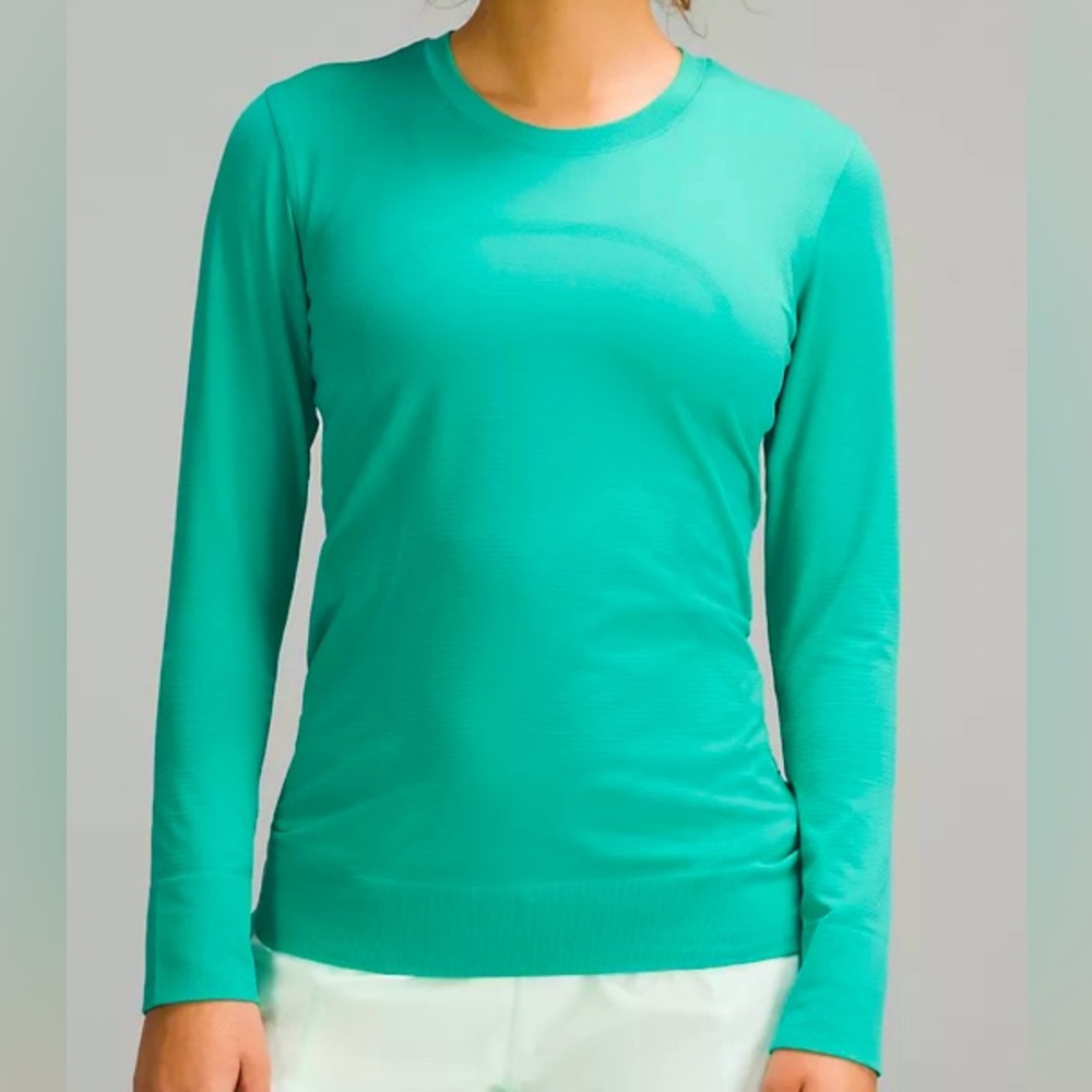 Lululemon Long Sleeve Swiftly Tech / Size 4 / Maldives Green Color